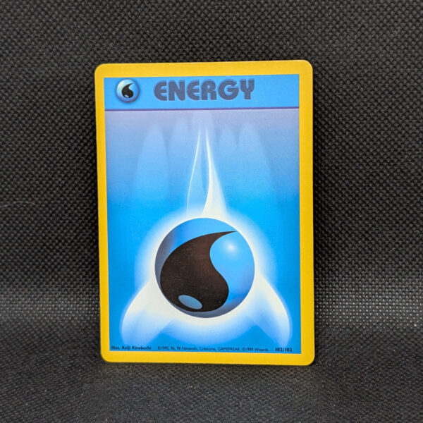 Pokémon Water Energy Base Set 102/102 Common Unlimited · Lightly Played