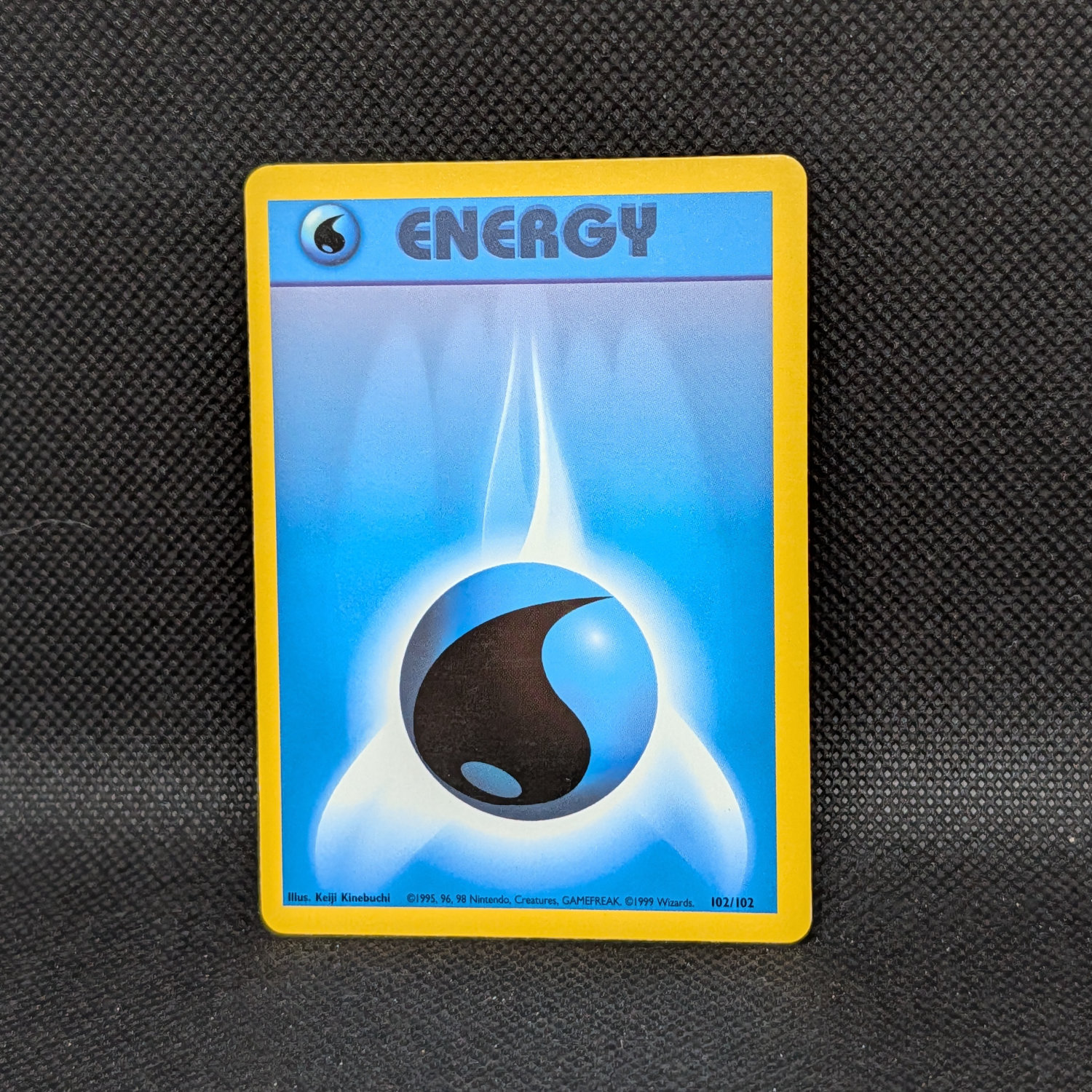 Pokémon Water Energy Base Set 102/102 Common Unlimited · Lightly Played