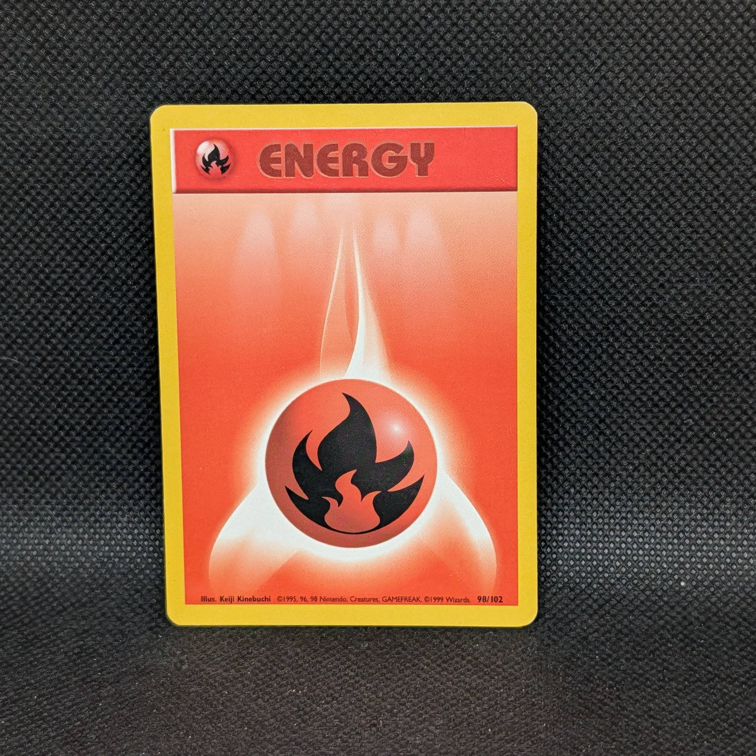 Pokémon Fire Energy Base Set 98/102 Common · Near Mint