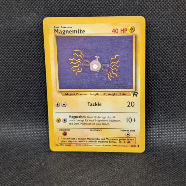 Pokémon Magnemite Team Rocket 60/82 Common · Lightly Played