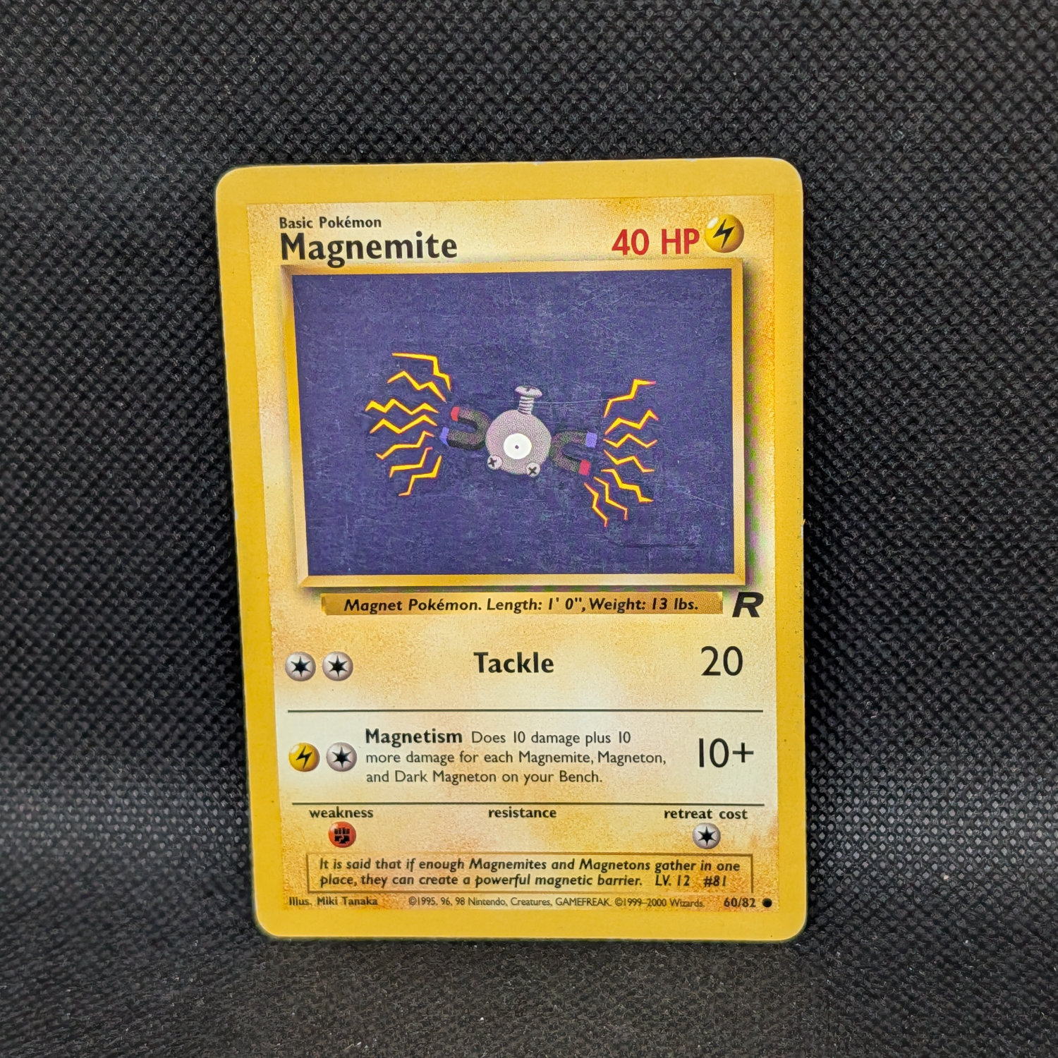 Pokémon Magnemite Team Rocket 60/82 Common Unlimited · Lightly Played