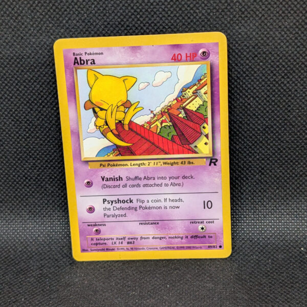 Pokémon Abra Team Rocket 49/82 Common Unlimited · Lightly Played