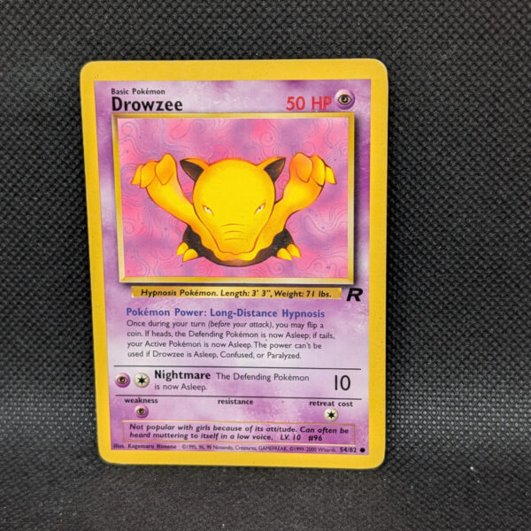 Pokémon Drowzee Team Rocket 54/82 Common Unlimited · Lightly Played