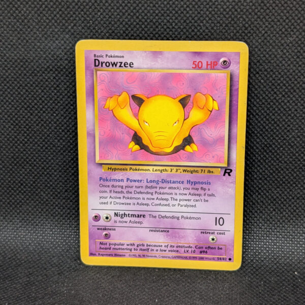 Pokémon Drowzee Team Rocket 54/82 Common · Lightly Played