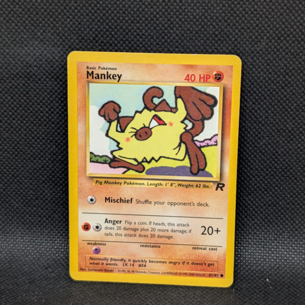 Pokémon Mankey Team Rocket 61/82 Common Unlimited · Lightly Played