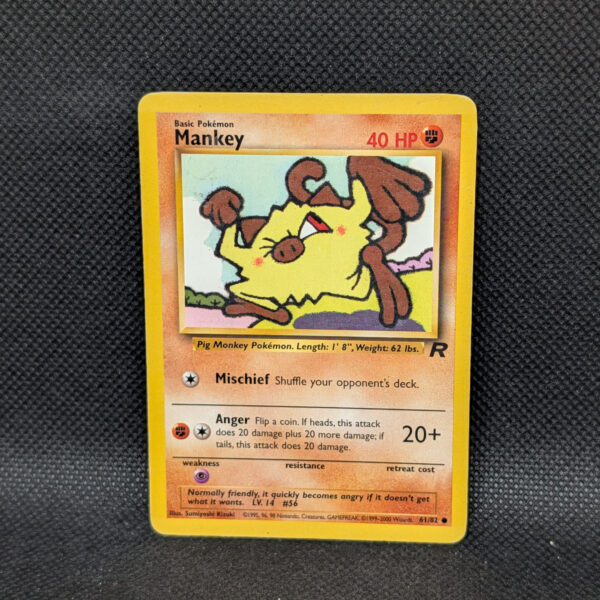 Pokémon Mankey Team Rocket 61/82 Common · Lightly Played