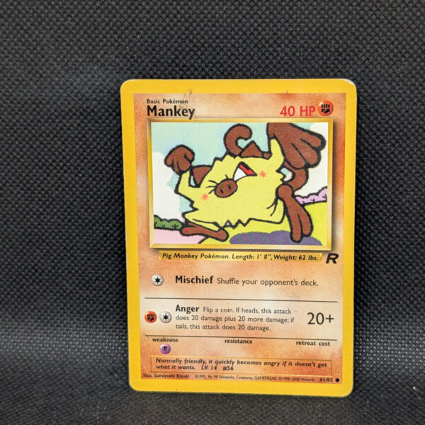 Pokémon Mankey Team Rocket 61/82 Common Unlimited · Lightly Played