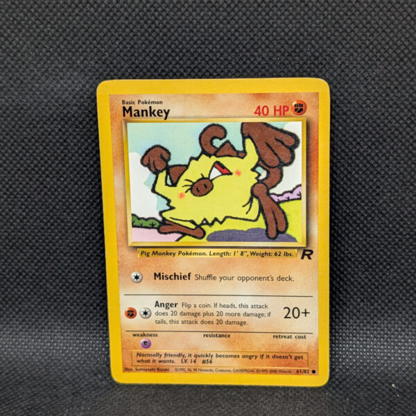 Pokémon Mankey Team Rocket 61/82 Common Unlimited · Lightly Played