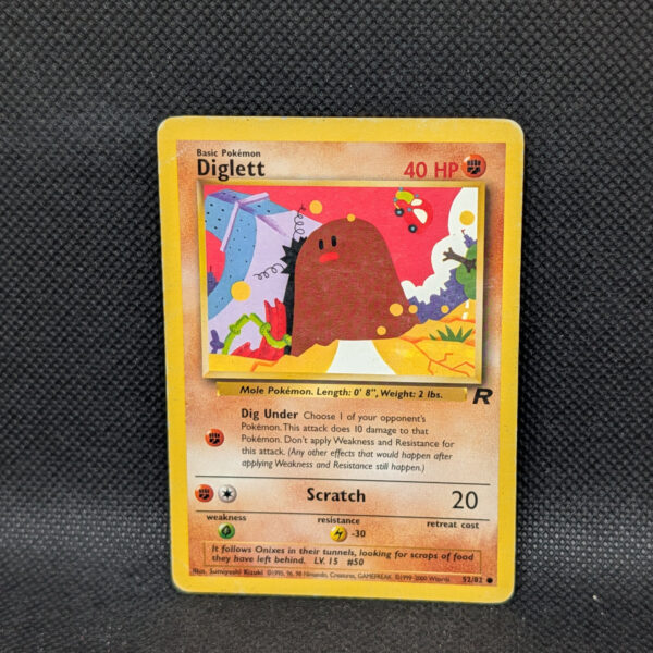 Pokémon Diglett Team Rocket 52/82 Common · Lightly Played