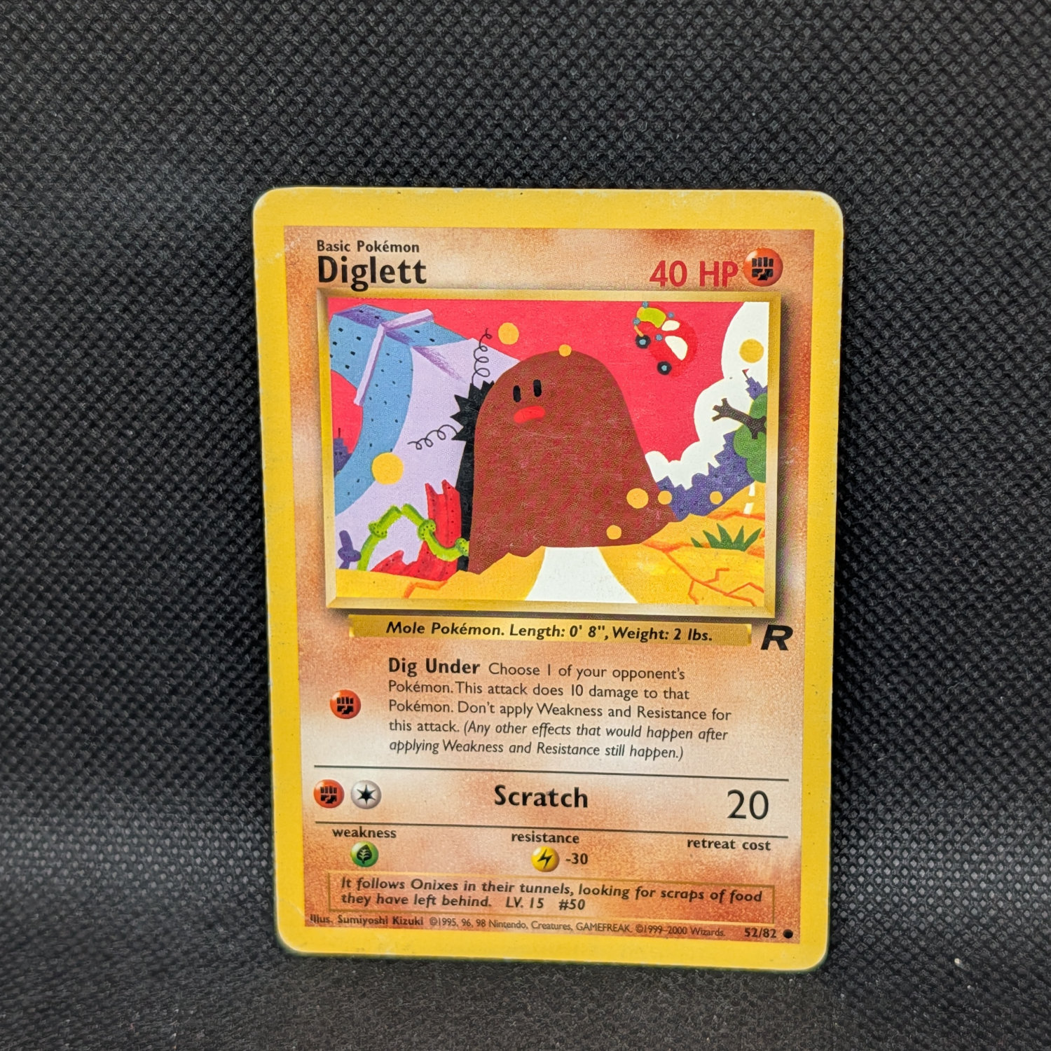 Pokémon Diglett Team Rocket 52/82 Common · Lightly Played