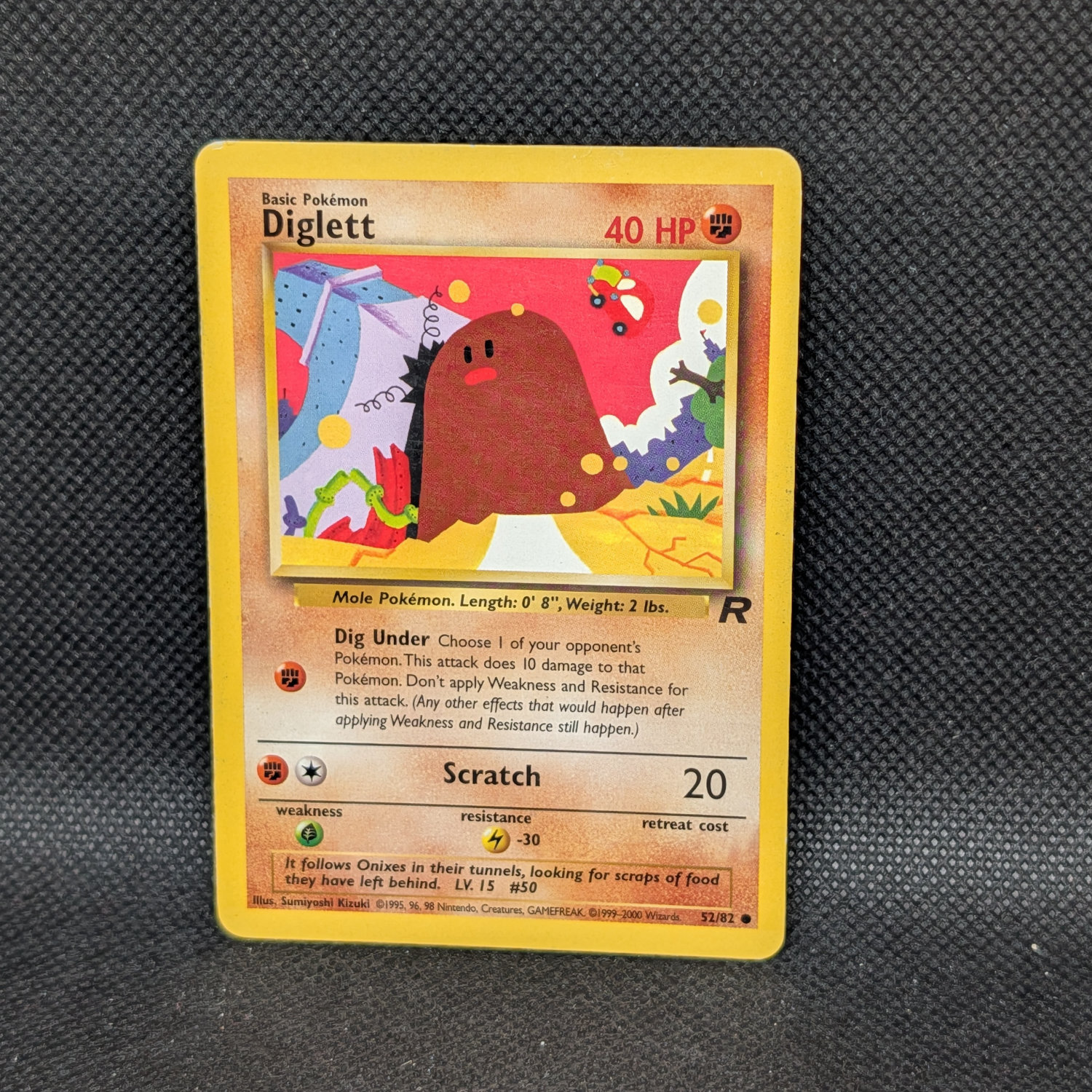 Pokémon Diglett Team Rocket 52/82 Common · Lightly Played