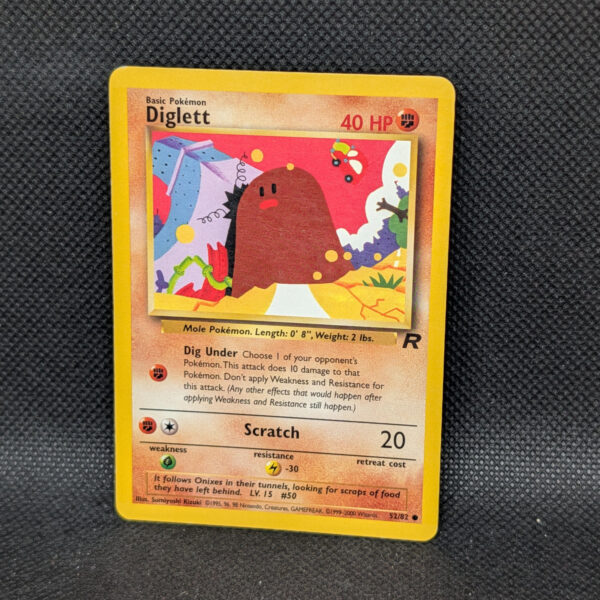 Pokémon Diglett Team Rocket 52/82 Common · Lightly Played
