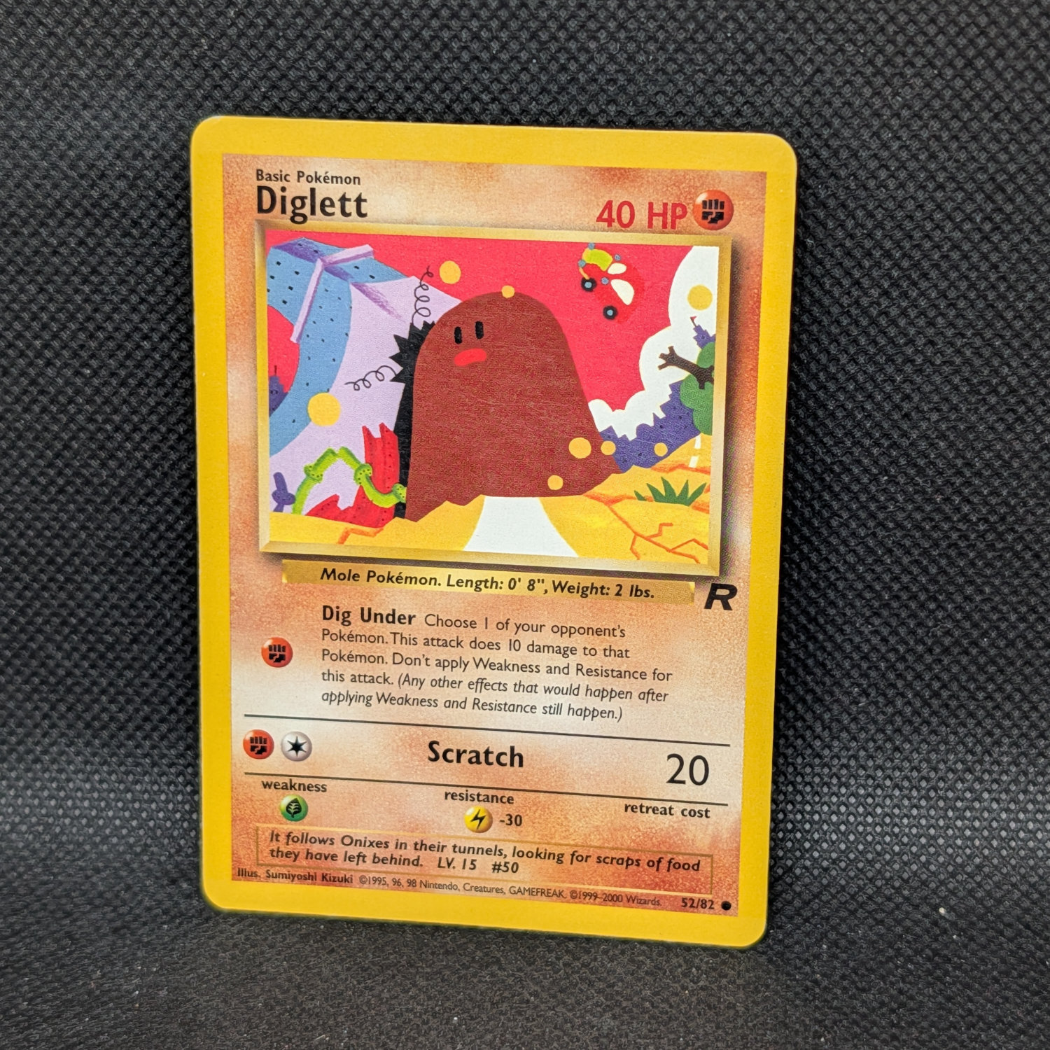 Pokémon Diglett Team Rocket 52/82 Common · Lightly Played