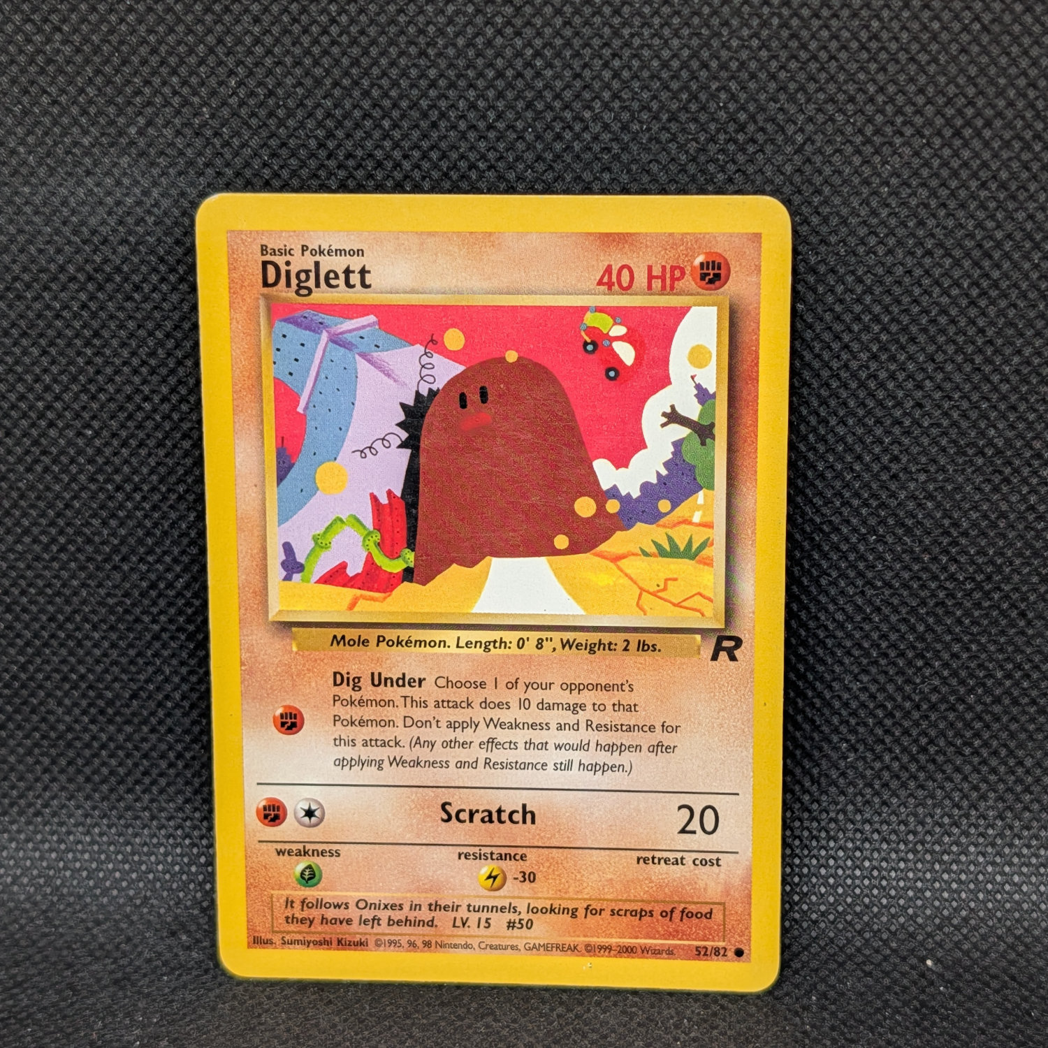 Pokémon Diglett Team Rocket 52/82 Common · Lightly Played