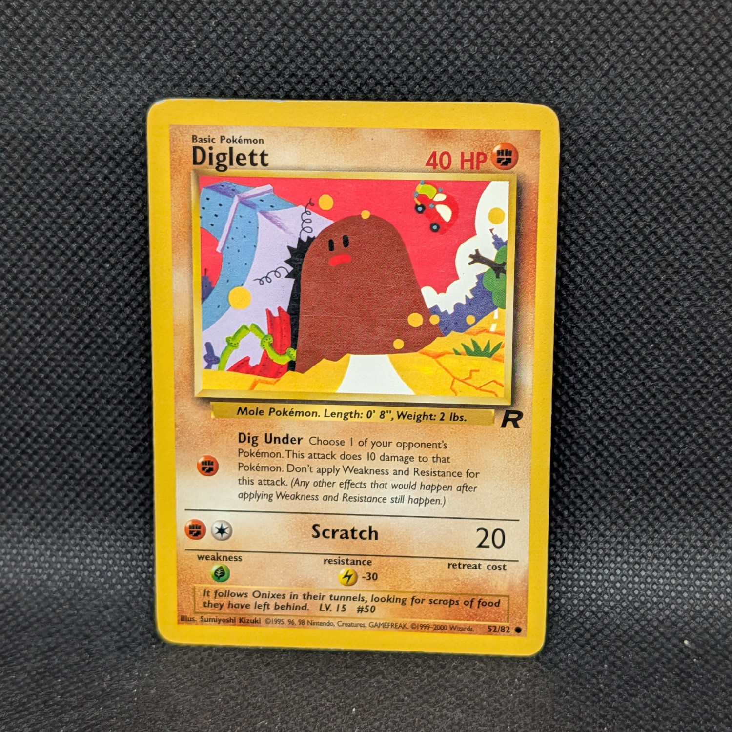 Pokémon Diglett Team Rocket 52/82 Common · Lightly Played