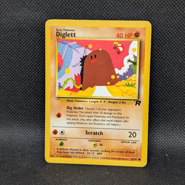 Pokémon Diglett Team Rocket 52/82 Common Unlimited · Lightly Played