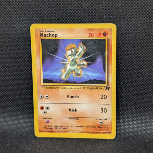 Pokémon Machop Team Rocket 59/82 Common Unlimited · Lightly Played