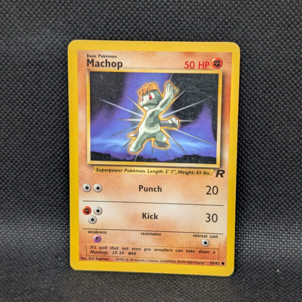 Pokémon Machop Team Rocket 59/82 Common Unlimited · Lightly Played