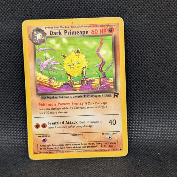 Pokémon Dark Primeape Team Rocket 43/82 Common · Lightly Played