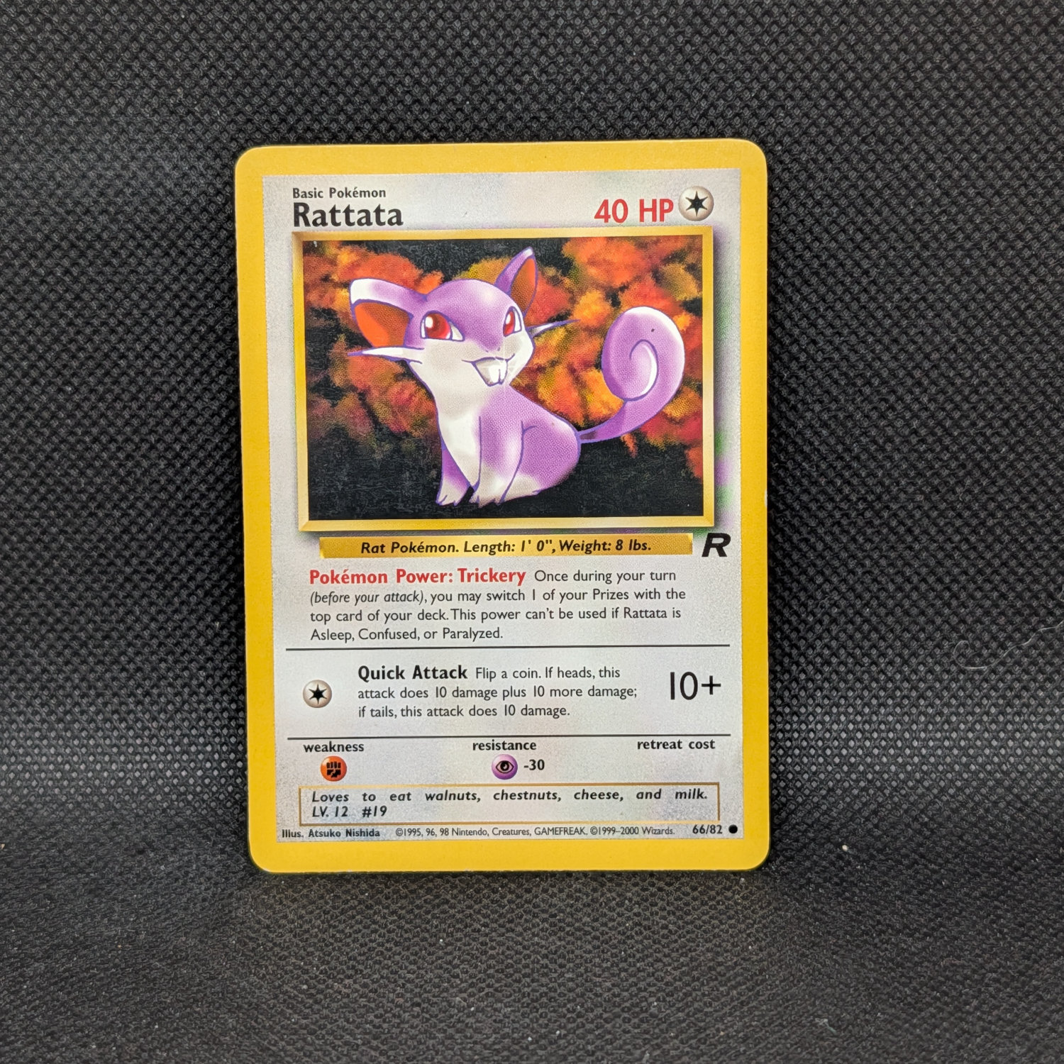 Pokémon Rattata Team Rocket 66/82 Common Unlimited · Lightly Played