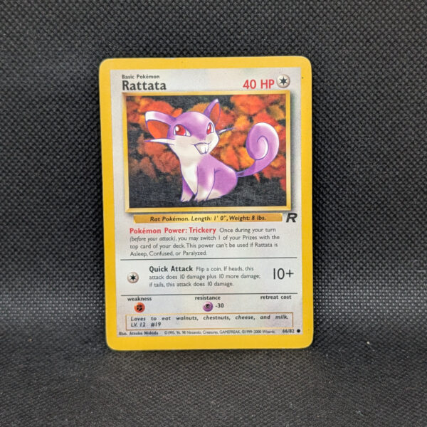 Pokémon Rattata Team Rocket 66/82 Common · Lightly Played
