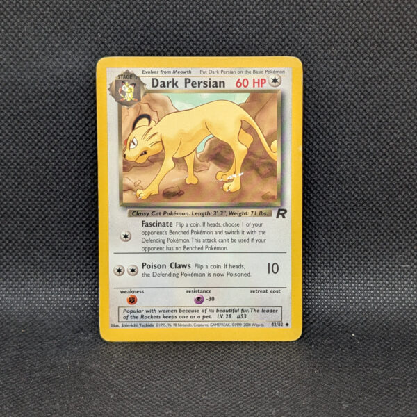 Pokémon Dark Persian Team Rocket 42/82 Uncommon · Lightly Played