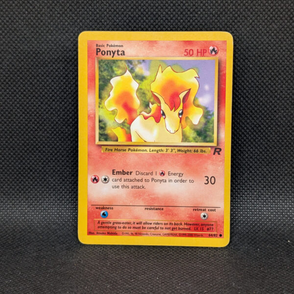 Pokémon Ponyta Team Rocket 64/82 Common Unlimited · Lightly Played