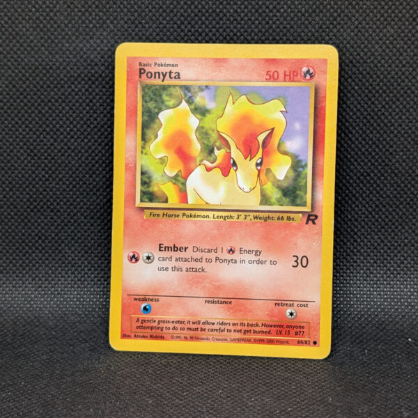 Pokémon Ponyta Team Rocket 64/82 Common · Lightly Played