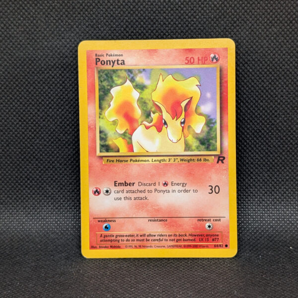 Pokémon Ponyta Team Rocket 64/82 Common Unlimited · Lightly Played