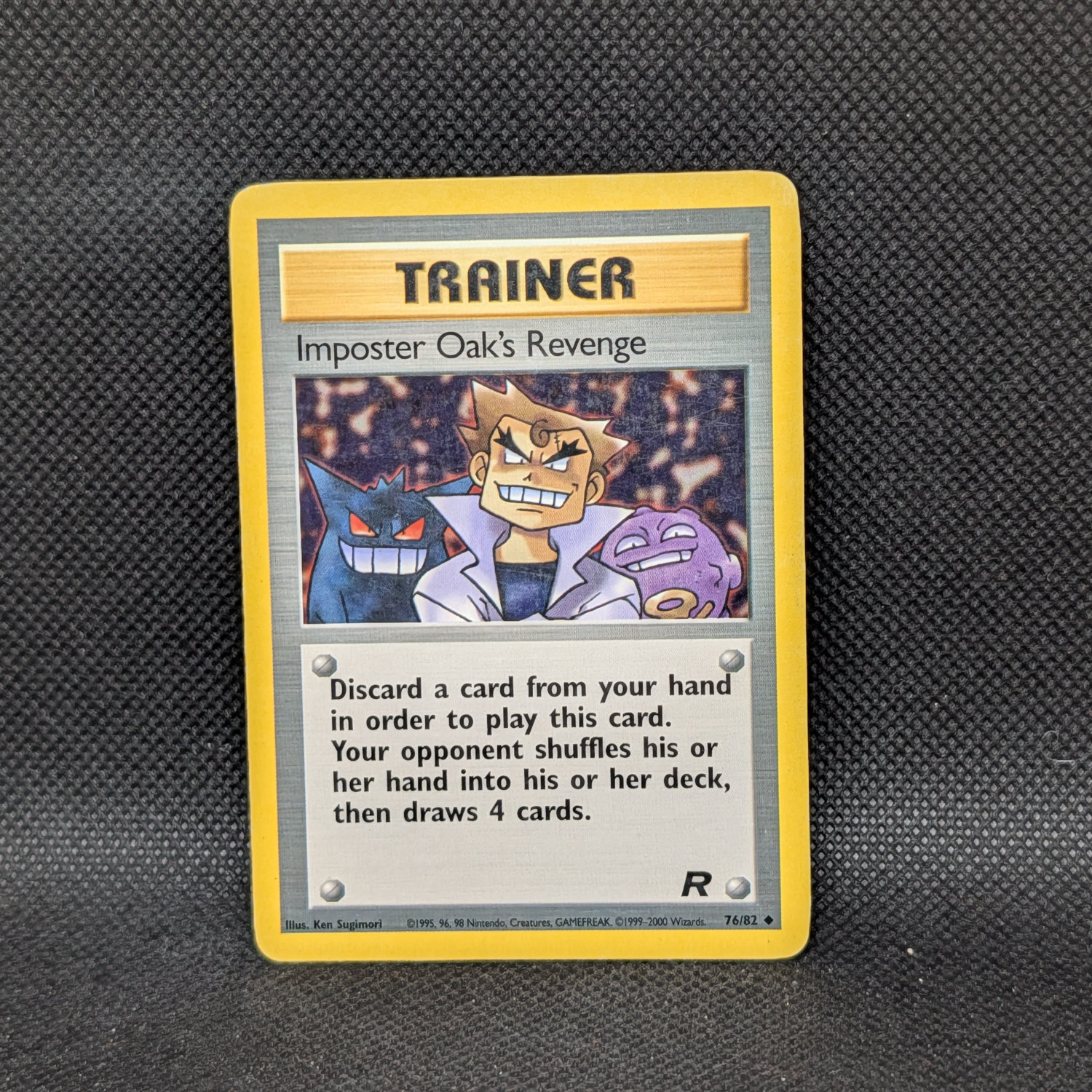 Pokémon Imposter Oak's Revenge Team Rocket 76/82 Trainer · Near Mint