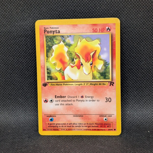 Pokémon Ponyta Team Rocket 64/82 Common Unlimited · Lightly Played
