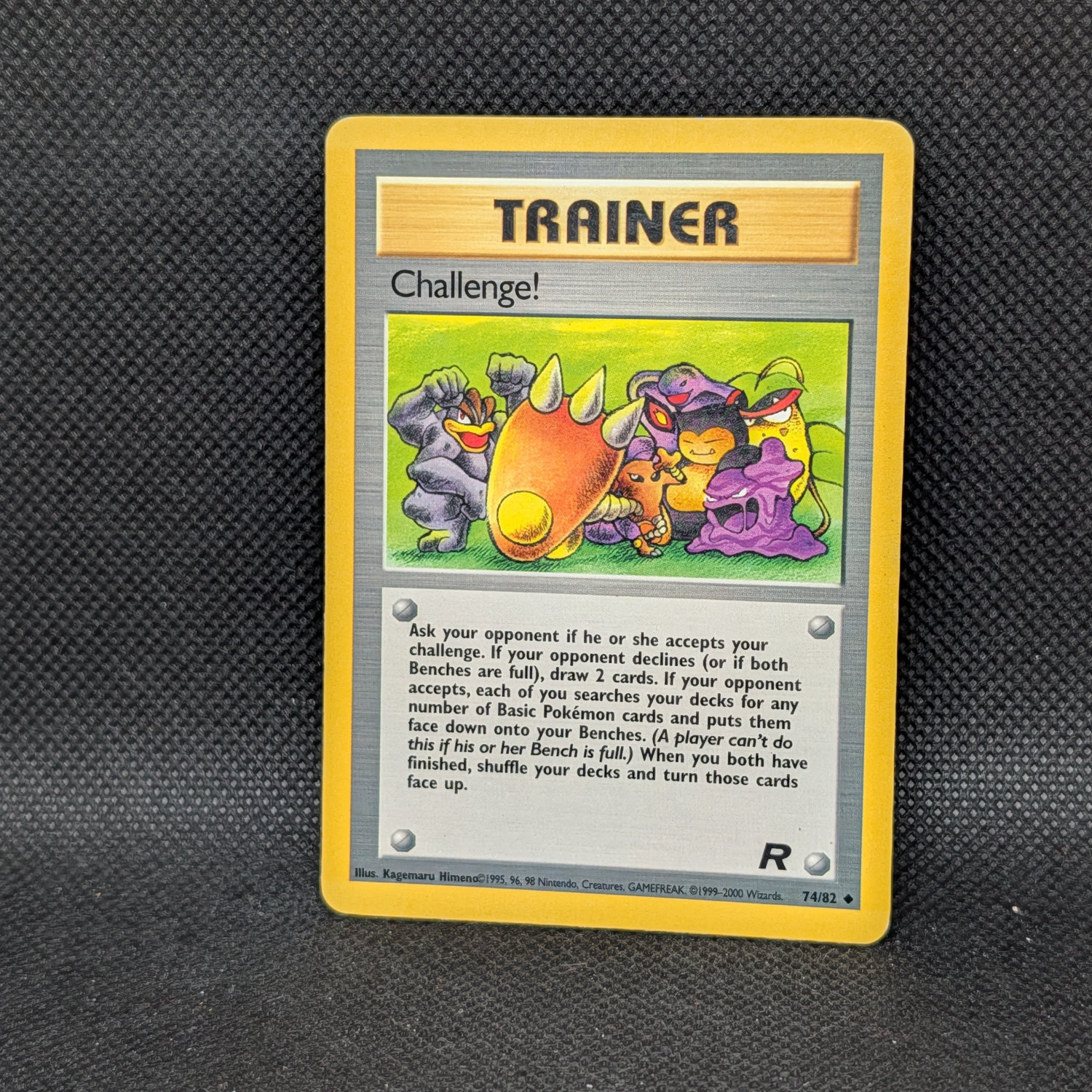 Pokémon Challenge! Team Rocket 74/82 Trainer Common · Lightly Played