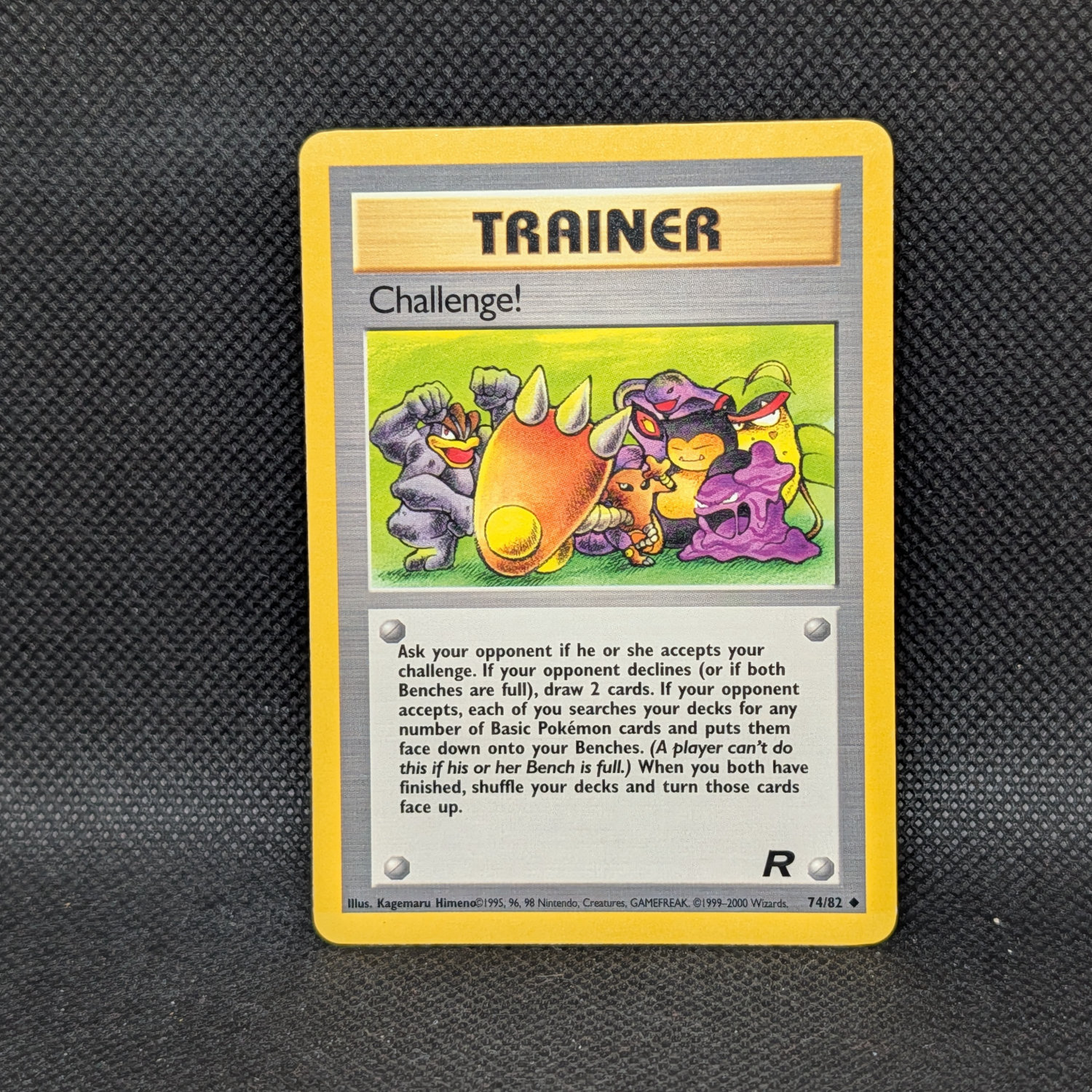 Pokémon Challenge! Team Rocket 74/82 Trainer Common · Near Mint
