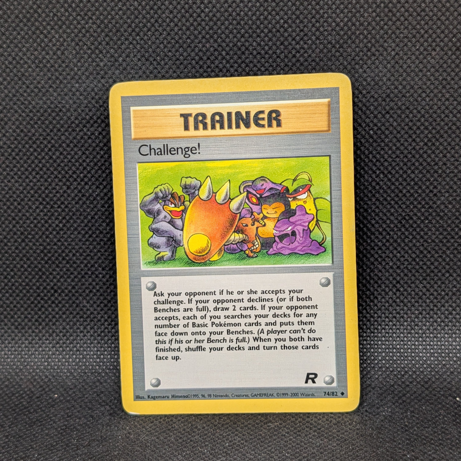 Pokémon Challenge! Team Rocket 74/82 Trainer Common · Lightly Played