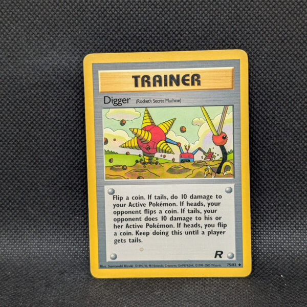 Pokémon Digger Team Rocket 75/82 Trainer Common · Lightly Played