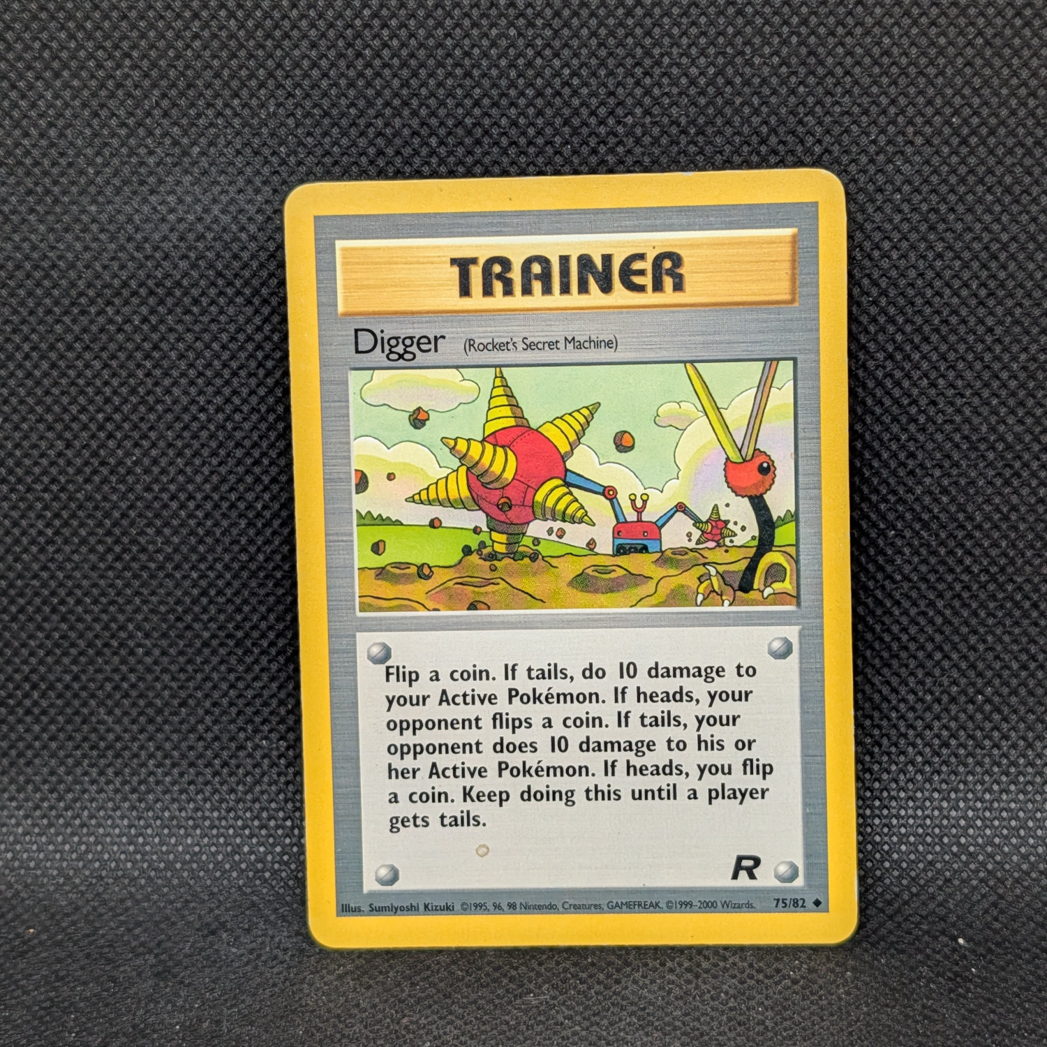 Pokémon Digger Team Rocket 75/82 Trainer Common · Lightly Played
