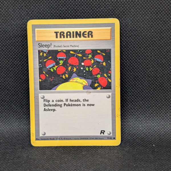 Pokémon Sleep! Rocket's Secret Machine Team Rocket 79/82 Common · Lightly Played