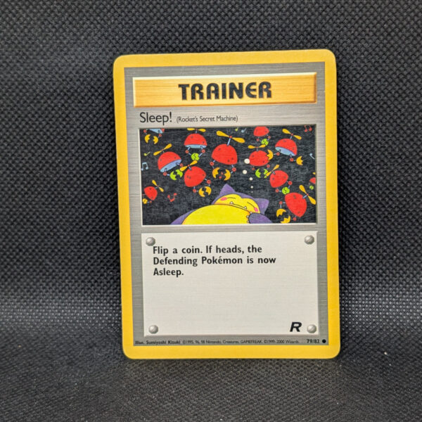 Pokémon Sleep! Rocket's Secret Machine Team Rocket 79/82 Trainer · Lightly Played