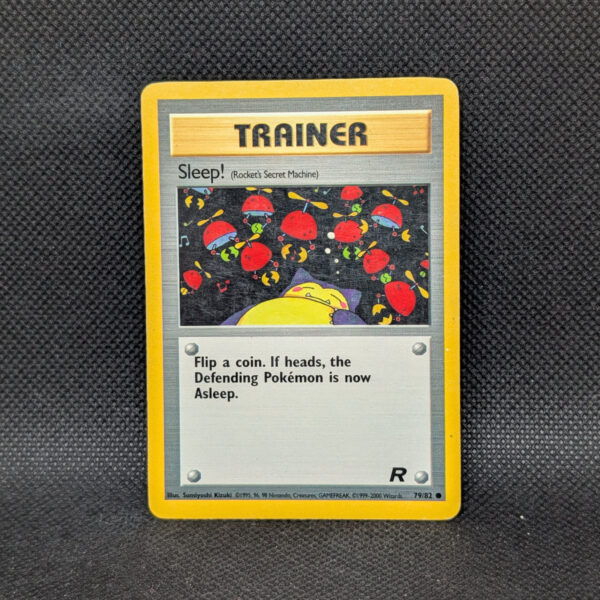 Pokémon Sleep! Rocket's Secret Machine Team Rocket 79/82 Trainer · Lightly Played