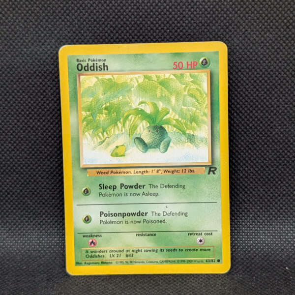 Pokémon Oddish Team Rocket 63/82 Common · Lightly Played