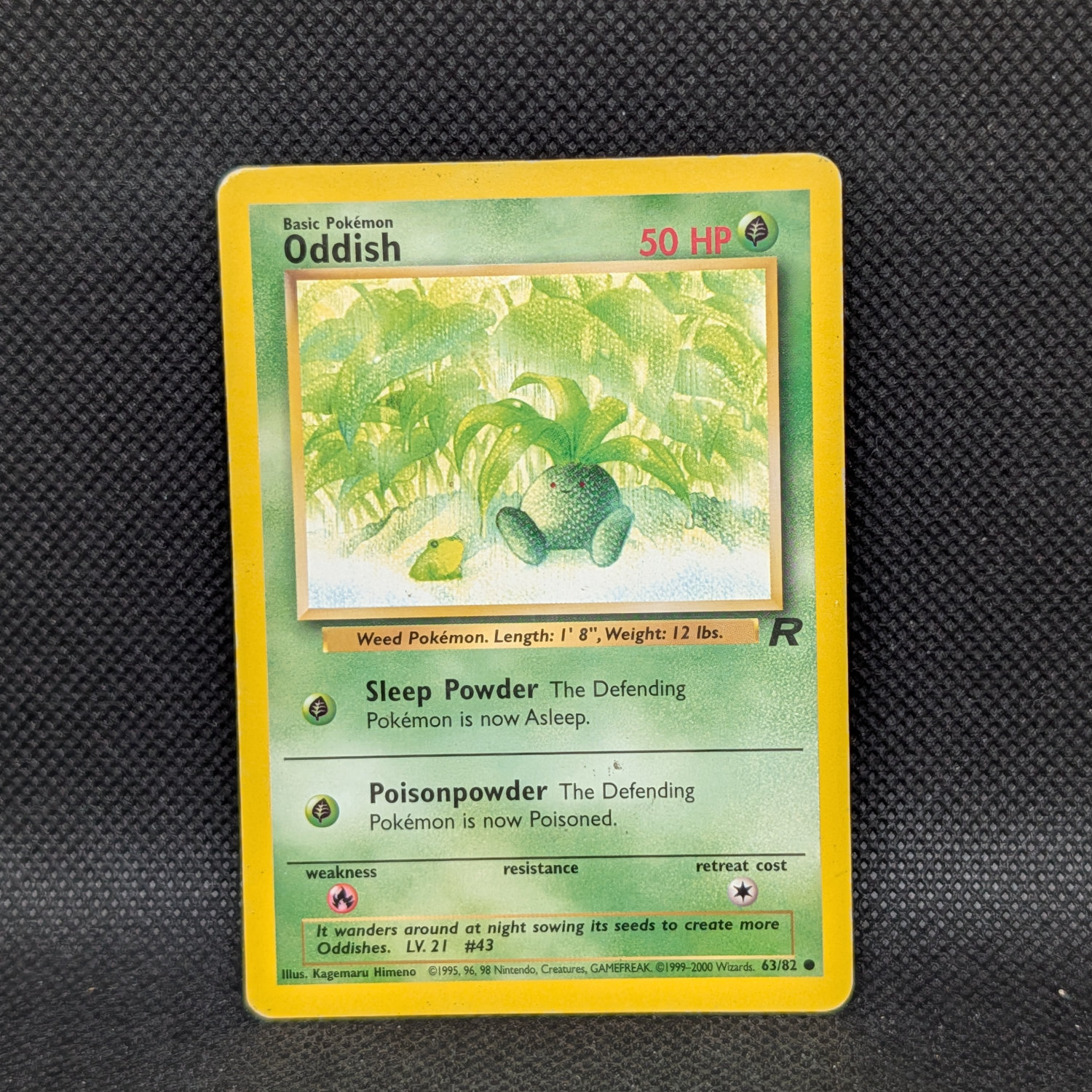 Pokémon Oddish Team Rocket 63/82 Common · Lightly Played