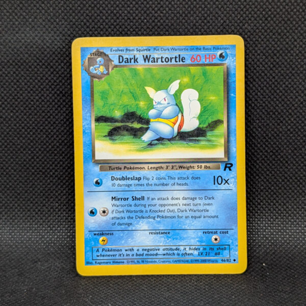Pokémon Dark Wartortle Team Rocket 46/82 Uncommon · Lightly Played