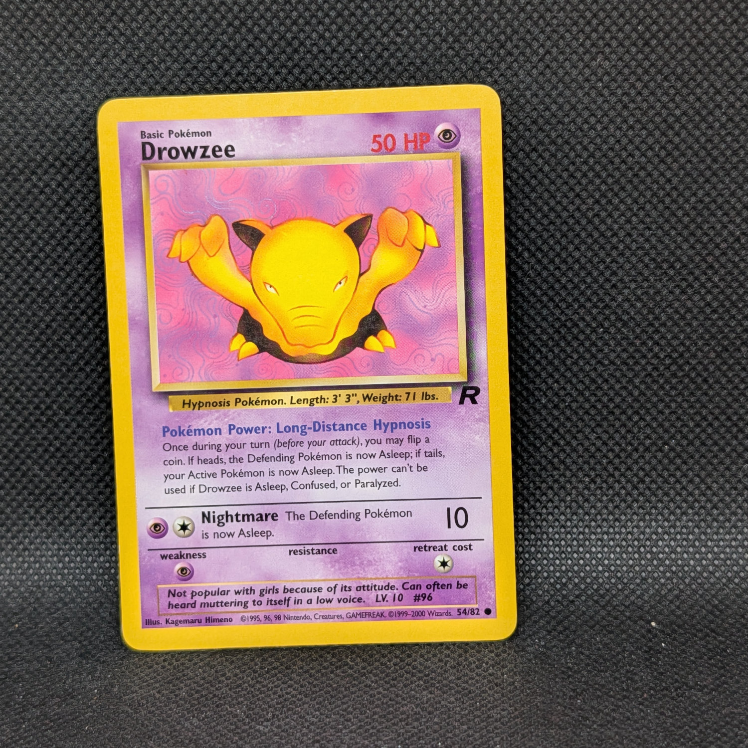 Pokémon Drowzee Team Rocket 54/82 Common · Lightly Played