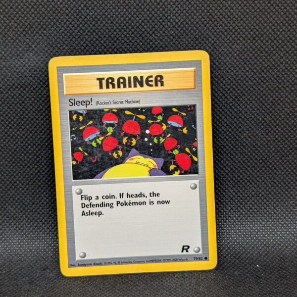 Pokémon Sleep! Rocket's Secret Machine Team Rocket 79/82 Trainer · Near Mint