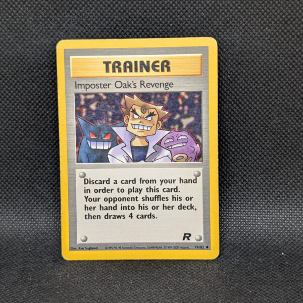 Pokémon Imposter Oak's Revenge Team Rocket 76/82 Trainer · Lightly Played