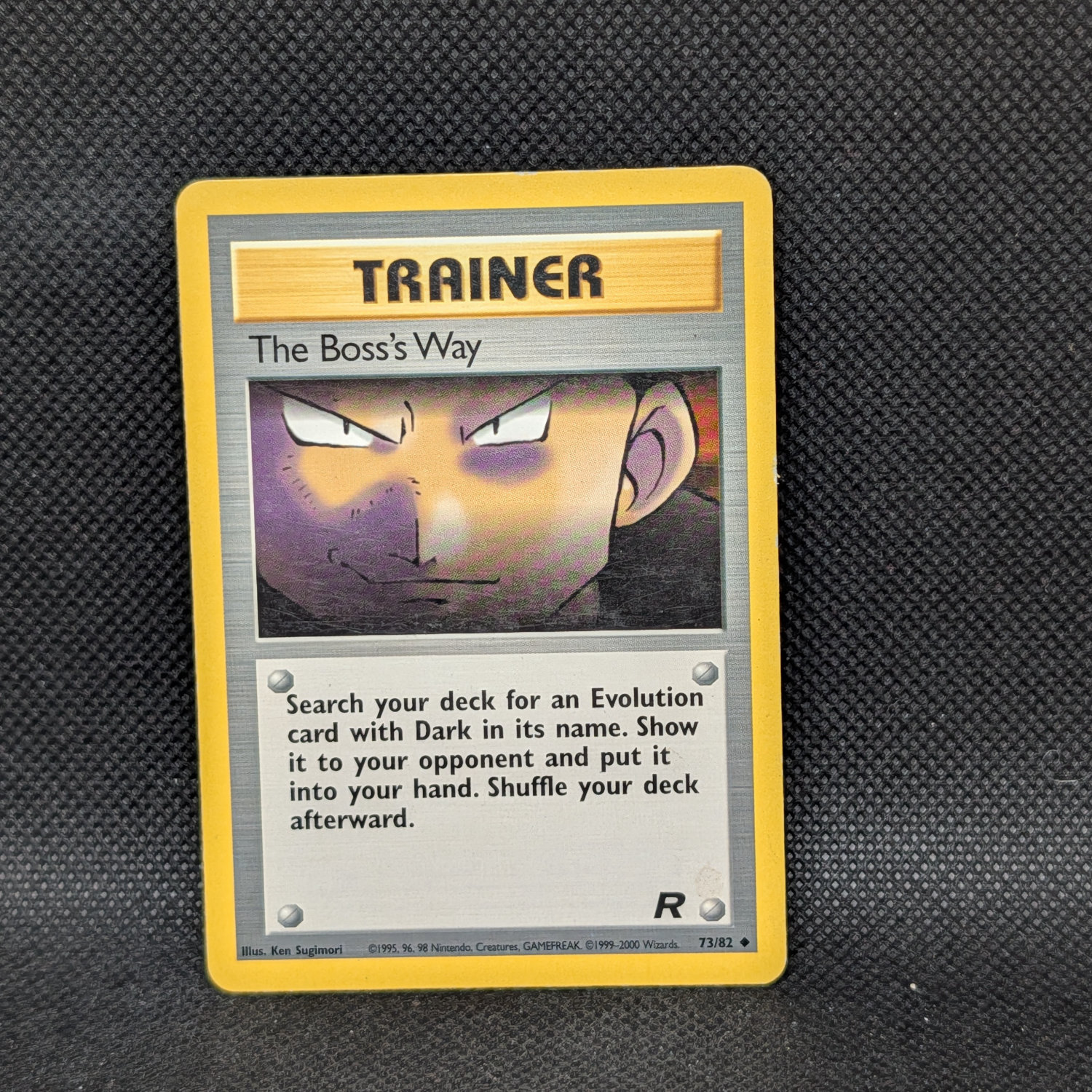 Pokémon The Boss's Way Team Rocket 73/82 Trainer Common · Lightly Played
