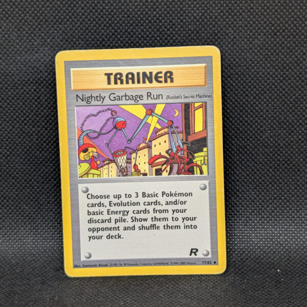Pokémon Nightly Garbage Run Team Rocket 77/82 Trainer · Lightly Played