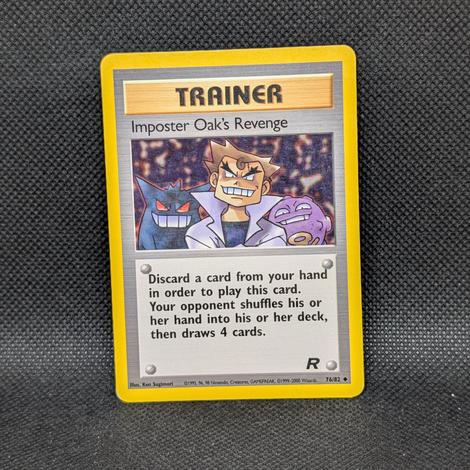 Pokémon Imposter Oak's Revenge Team Rocket 76/82 Trainer · Near Mint