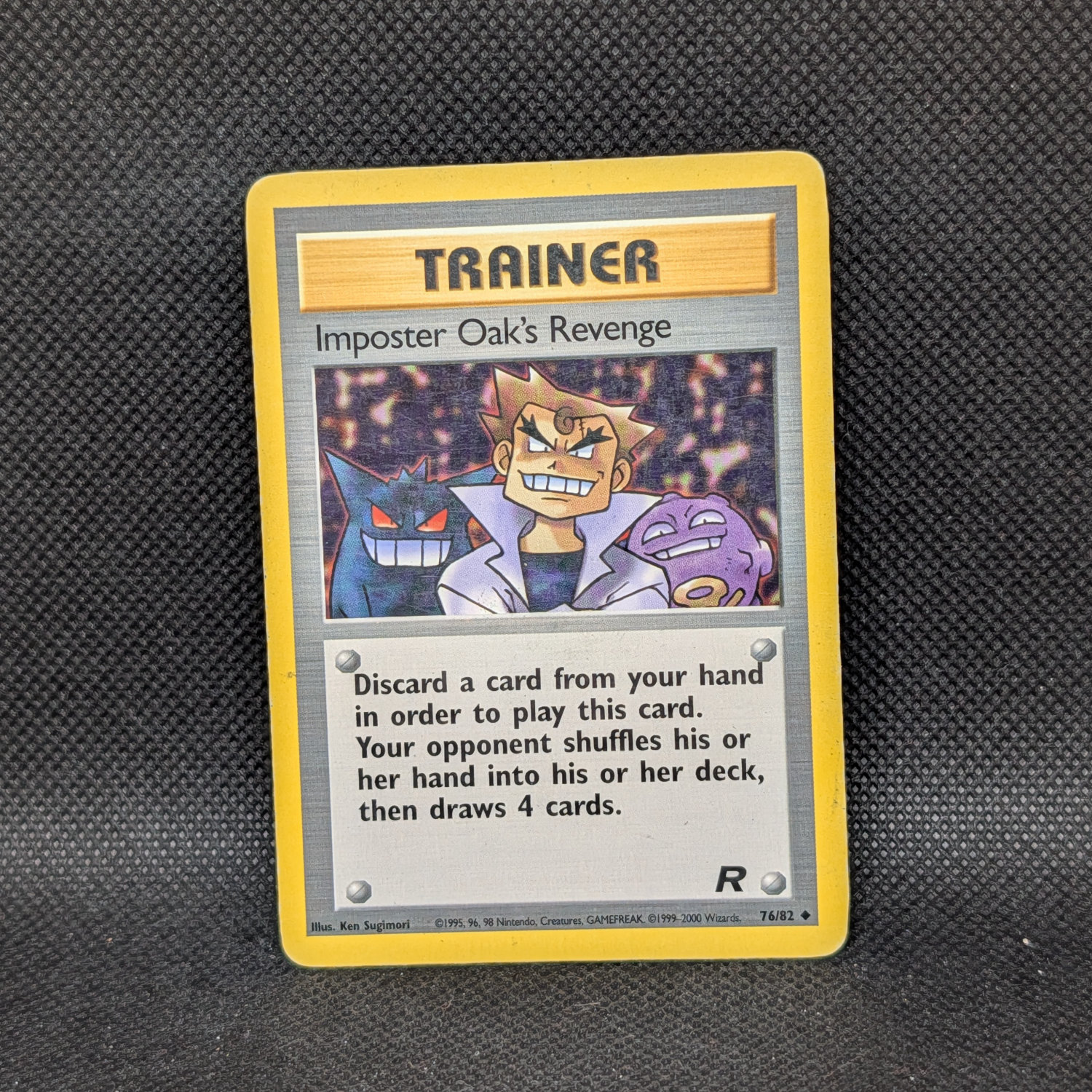 Pokémon Imposter Oak's Revenge Team Rocket 76/82 Trainer · Lightly Played