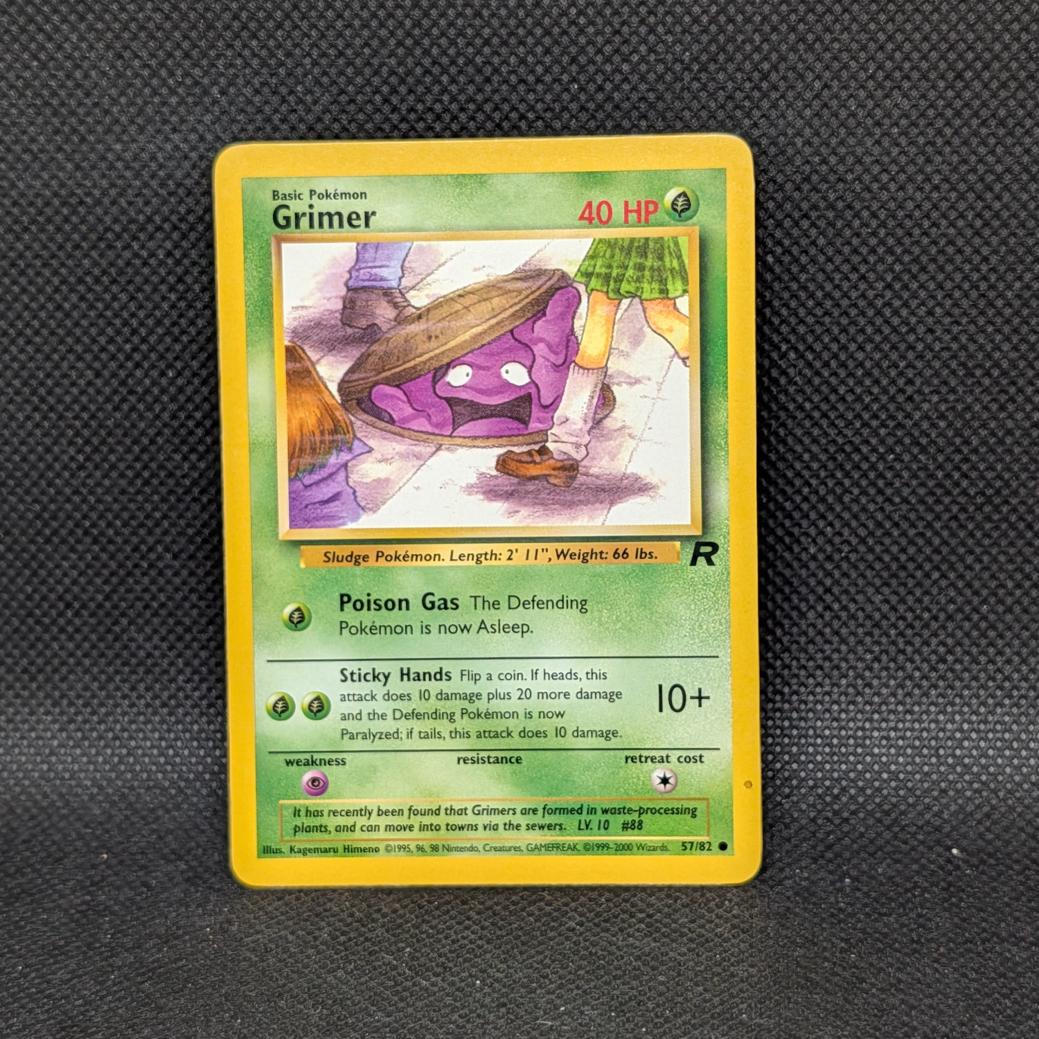 Pokémon Grimer Team Rocket 57/82 Common · Lightly Played